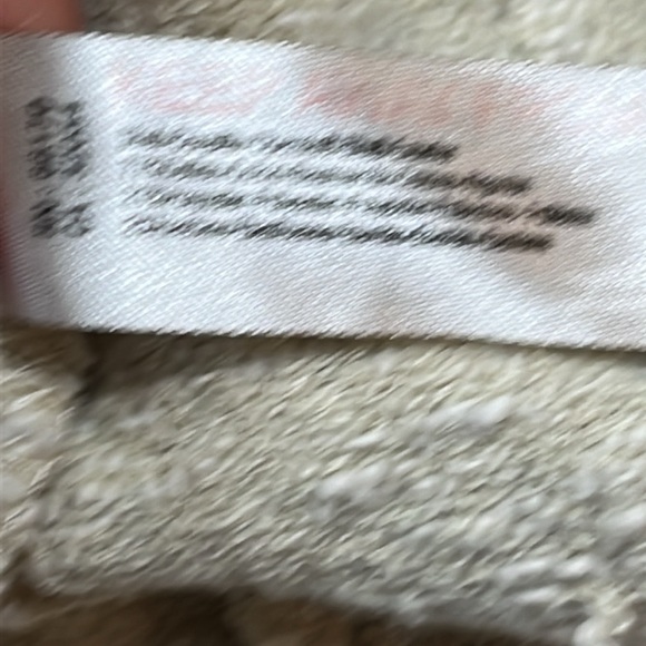 FP Beach TEXTURED KNIT cropped sweater button up cardigan pockets puff sleeve S - Picture 15 of 16